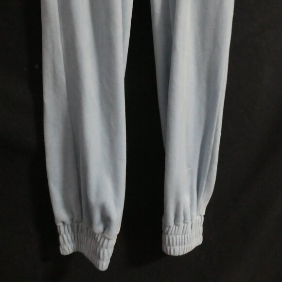 U KIDS | small (7-8) kids | Light Blue Plush Velour Lounge / Exercise Pants - Picture 7 of 16